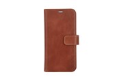 Handys - Cover & Cases - Radicover Wallet Case 2in1 Anti Radiation Leather MagS Brown - iPhone 15 - RAD287