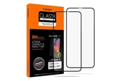 Handys - Schutzfolie - Spigen Glass FC 2 Pack - black - iPhone 11 Pro/XS/X - 057GL23120