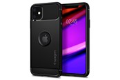 Handys - Cover & Cases - Spigen Rugged Armor - black - iPhone 11 - 076CS27183