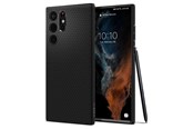 Handys - Cover & Cases - Spigen Liquid Air - matte black - Samsung Galaxy S22 Ultra - ACS03915