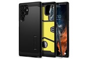 Handys - Cover & Cases - Spigen Tough Armor - black - Samsung Galaxy S22 Ultra *DEMO* - ACS03923
