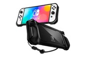 Gaming Zubehör - Spigen Rugged Armor - black - Nintendo Switch OLED - Cover - Nintendo Switch OLED - ACS04020