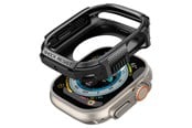 Smartwatch - Accessories - Spigen Rugged Armor - black - Apple Watch Ultra 3/2/1 - ACS05456