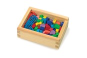 Baby Spielzeug - Small Foot - Wooden Thread Beads 84pcs. - 11060