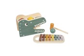 Interaktives Spielzeug (Ardunio und ähnliche) - Small Foot - Wooden Xylophone and Hammer Bench Safari 5 pcs. - 12461