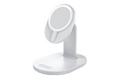 Handys - Adapter und Ladegeräte - OtterBox Magnetic Wireless Charging Stand - white_v2 - 78-81168