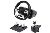Gaming Zubehör - MAXX TECH PRO FF RACING WHEEL KIT (WHEEL 3-PEDAL SET & SHIFTER) - Wired Wheel, gamepad and pedals set - Sony PlayStation 4 - MXT-PROFFW