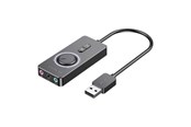 Soundkarten - Vention External USB 2.0 audio card 1m (black) - CDRBF