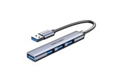 USB-Hubs - Vention Mini Hub USB 3.0 to USB 3.0/3x2.0 0.15m USB-Hubs - USB 3.0 - 3 - Grau - CKOHB