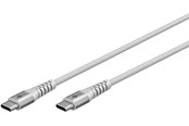 USB Kabel - Pro USB-C <-> USB-C - Sleeve - 0.5m - Grau - 4040849701924