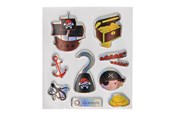 Kreativ-Spiele - LG-Imports Stickers Pirates Glittering (Assorted) - 9729