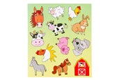 Kreativ-Spiele - LG-Imports Sticker sheet of farm animals - 8551