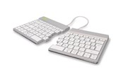 Tastaturen - R-Go Tools R-Go Split Break - keyboard - with integrated break indicator - QWERTZ - German - white - Tastaturen - Deutsch - Weiss - RGOSBDEWLWH