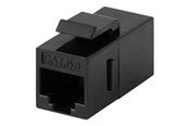 Netzwerkzubehör - Deltaco 396-8 Connector for keystone mounting UTP (unshielded) Cat5e female female - 396-8