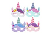 Kleine Mitbringsel für Kinder - LG-Imports Foam mask unicorn (Assorted) - 9663