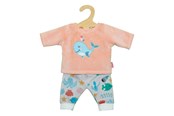 Puppen & Zubehör - Heless Dolls Fluffy Pajama Pink Whale 28-35 cm - 1285