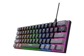 Tastaturen - Trust GXT867 ACIRA 60% - Gaming Tastaturen - Nordisch - Schwarz - 25452