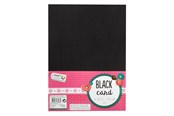 Kunst & Handwerk Ausstattung - Creative Craft Group Hobby cardboard Black A4 10 sheets - CR0712/GE