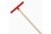 Spiele im Freien - Androni Plastic Rake with Wooden Handle - 4222-0000