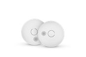 Sicherheit - Housegard Luma Smart wireless series-connected smoke alarm incl. 10-year battery 2-pack, white - 601178