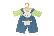 Dolls & Accessories - Heless Doll Dungarees with Striped Shirt Bunny Lou 28-35 - 1316