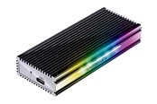 Festplatten Zubehör - LC Power LC-M2-C-MULTI-RGB - storage enclosure - M.2 NVMe Card / SATA 10Gb/s - USB 3.2 (Gen 2) - LC-M2-C-MULTI-RGB