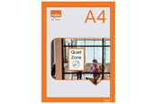 Konferenz und Präsentation - Nobo  Self-adhesive Magnetic Poster Frame A4 Orange - 1915695