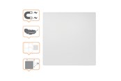 Konferenz und Präsentation - Nobo Rahmenloses Magnetisches Modulares Whiteboard 450x450mm - 1915655