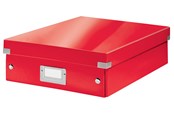 Archivierung und Aufbewahrung - Leitz Click & Store WOW Organisationsbox Mittel Rot - 60580026