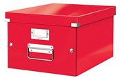 Archivierung und Aufbewahrung - Leitz Click & Store WOW Aufbewahrungs- und Transportbox Mittel (Für A4) Rot - 60440026