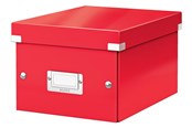 Archivierung und Aufbewahrung - Leitz  Click & Store WOW Aufbewahrungs- und Transportbox Klein (Für A5) Rot - 60430026