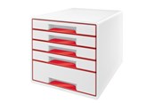 Archivierung und Aufbewahrung - Leitz WOW CUBE Schubladenbox Rot - 52142026