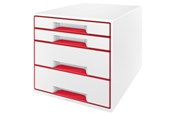Archivierung und Aufbewahrung - Leitz  WOW CUBE Schubladenbox Rot - 52132026