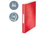 Archivierung und Aufbewahrung - Leitz  WOW Ringbuch Rot - 42570026