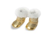Dolls & Accessories - Heless Doll shoes Gold 38-45 cm - 840