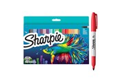 Utensilien zum Schreiben und Zeichnen - Sharpie -Permanentmarker-Set | Sonderserie mit verschiedenen Farben | feine Spitze | 18 Markierstifte | Set für den Schulanfang - 2201230