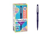 Utensilien zum Schreiben und Zeichnen - Paper Mate Flair-Filzstifte | mittlere Spitze 0,7 mm | Navy Blau | 12er-Packung - 2045254
