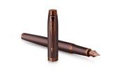 Utensilien zum Schreiben und Zeichnen - Parker IM Monochrome Füllfederhalter | blaue Tinte | Oberfläche und Zierteile in Burgunderrot | feine Spitze | Geschenkbox - 2190511