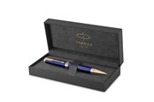 Utensilien zum Schreiben und Zeichnen - Parker Ingenuity Kugelschreiber | Core Kollektion | Blau, goldene Ausführung | Schwarze Tinte | Geschenkbox - 2182012