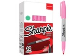 Utensilien zum Schreiben und Zeichnen - Sharpie Permanent Marker | Marker Stifte mit feiner Spitze | rosa permanente Tinte | 12 Stück Market Set - 2025035