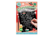 Kreativ-Spiele - Creative Craft Group XMAS Scratch Art A4 - 800003-silver