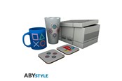 Merchandise - ABYstyle - PLAYSTATION Gift Set Glass + Mug + 2 Coasters Classic 2019 - Geschenkset - GFB0075