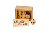 Holzspielzeug - Goki Dice Set Wood - HS239