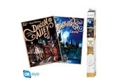 Merchandise - ABYstyle - HARRY POTTER Set 2 Chibi Posters Retro Hogwarts & Diagon Alley - Plakat - ABYDCO732