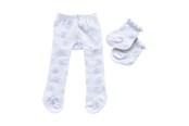 Dolls & Accessories - Heless Doll Tights with Socks - Snowflakes 35-45 cm - 478