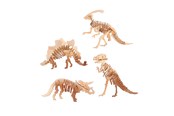 Bausets - Johntoy Wooden Dinosaur 3D Construction Kit (Assorted) - 26096