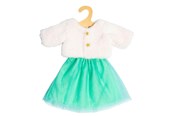 Dolls & Accessories - Heless Doll's Jacket Plush with Skirt 35-45 cm - 2370