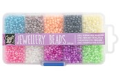 Kunst & Handwerk Ausstattung - Craft Sensations Jewellery beads 15 grams each colour 10 colours - CR1403/GE