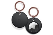 Handys - Anderes Zubehör - Elago Basic Key Chain for AirTag Black - EATSC-BA-BK