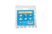 Kabelkanal / Kabelschlauch - D-LINE Adapter Kit 20x10mm White - CLOAP2010W